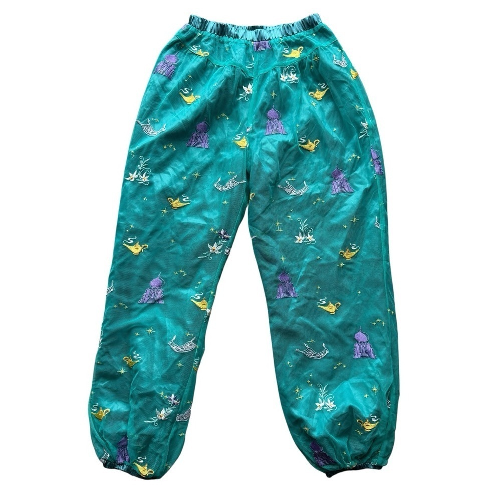 Disney Hanna Andersson Girl Princess JasmineBirthday Party Pants sz L 8 9 10 12